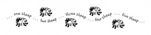 Counting Sheep Wall Quote